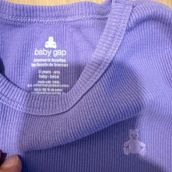 GAP Purple Ribbed Shirt - Picture 4 of 4